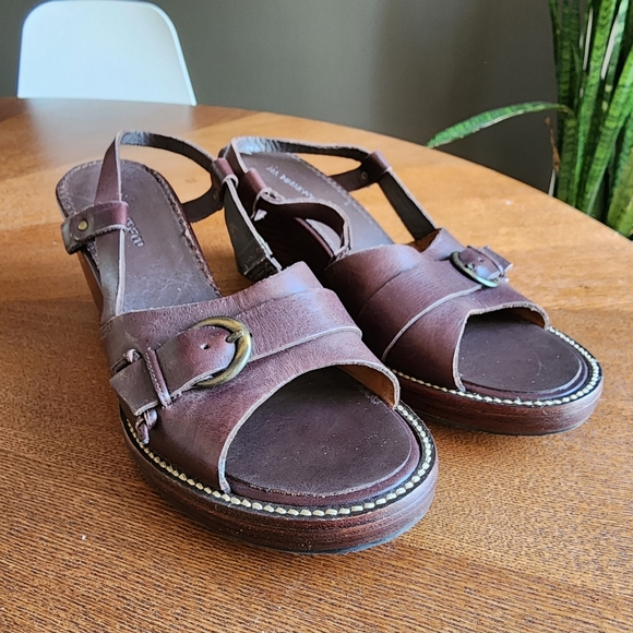 Trask Shoes - HS Trask Slingback Wedge Sandals